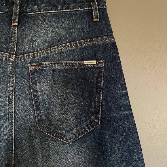 NWT ISABEL MARANT CORSY Jeans High Waist Straight Leg Blue Denim Size 2 Slouchy - Picture 13 of 16